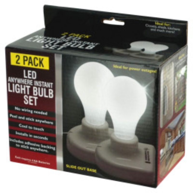 LED Instant Light Bulb Set - OL966 - 2pack