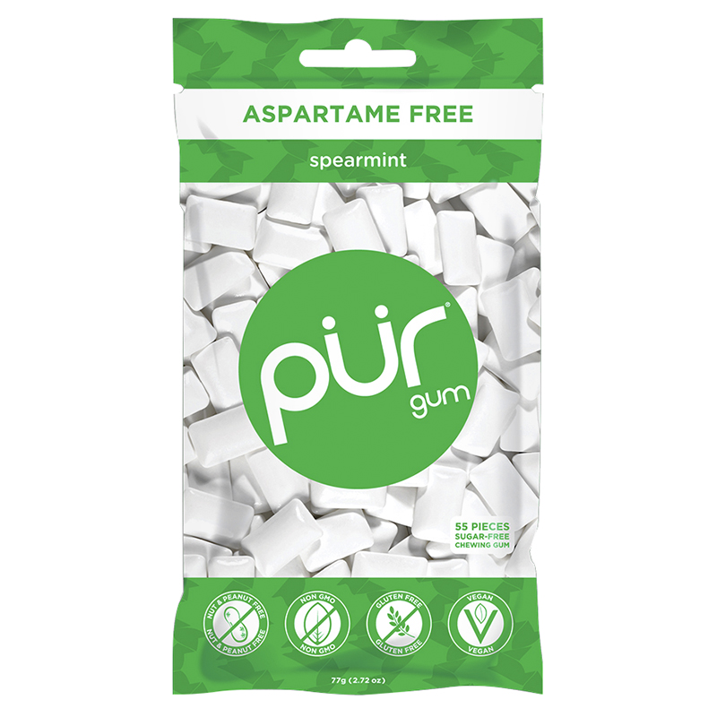 PUR GUM SPEARMINT 55PCE