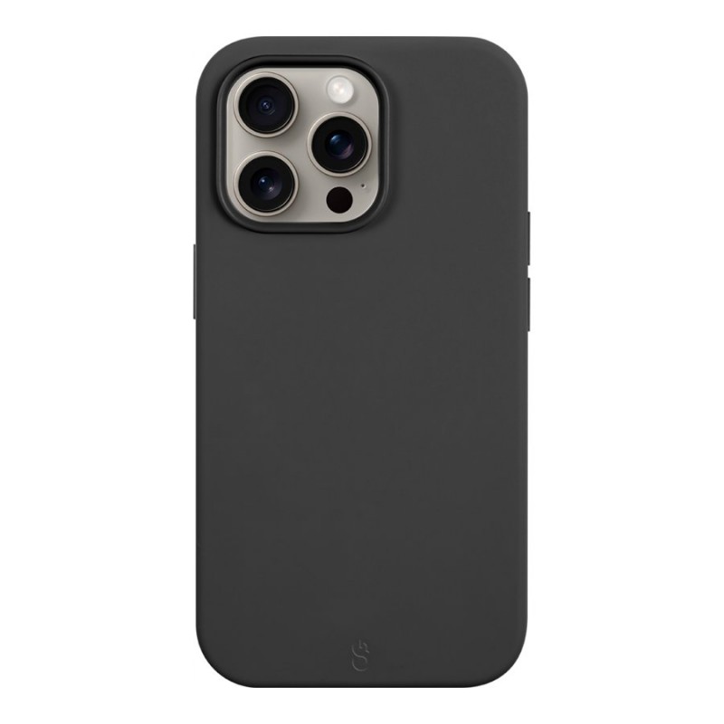 LOGiiX Vibrance Silicone Back Cover for iPhone 15 Pro Max - Black