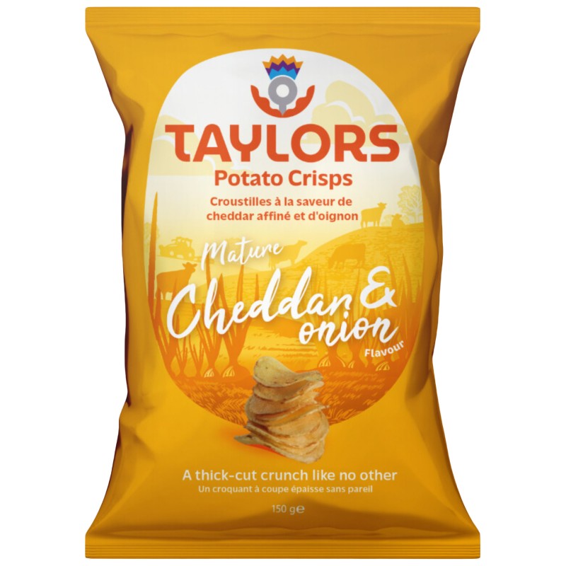 Taylor's Potato Chips - Cheddar Onion - 150g