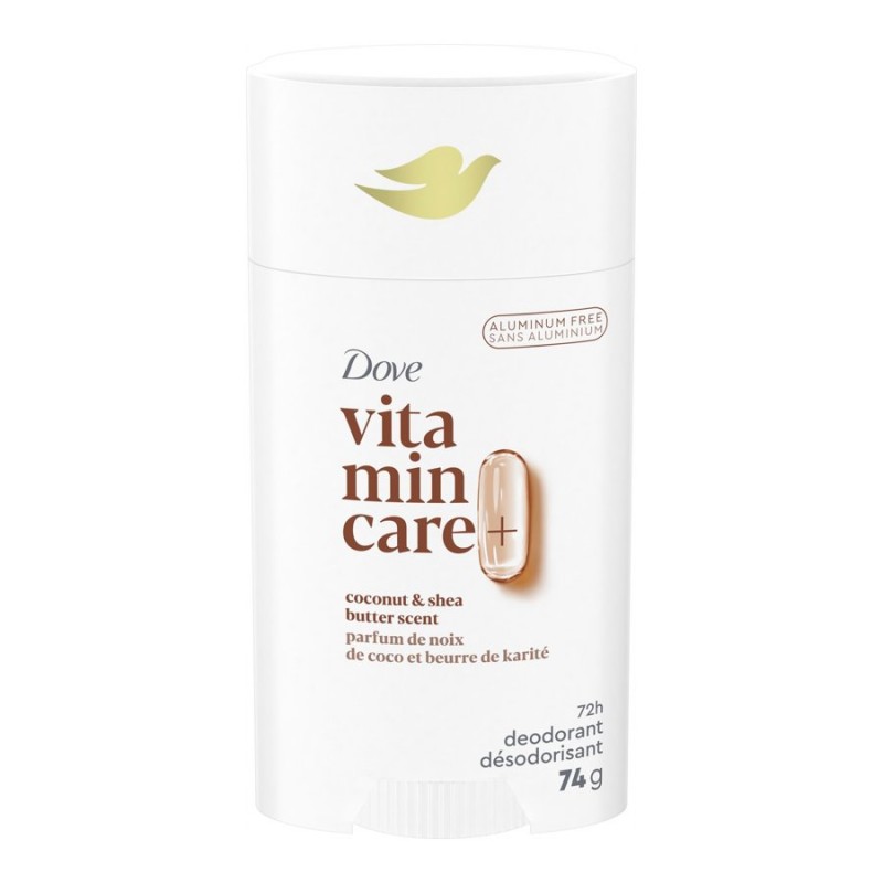 Dove Vitamin Care + Deodorant - Coconut & Shea Butter - 74g