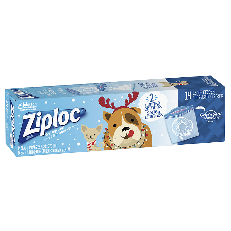 ZIPLOC HOLIDAY FREEZER BAGS