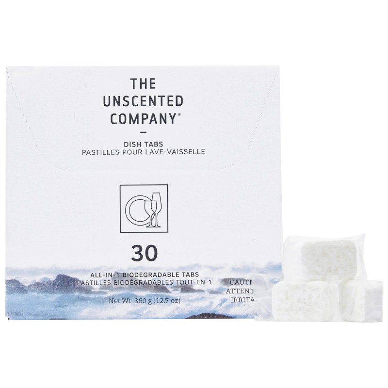 The Unscented Company Biodegradable Dish Tabs - 30s