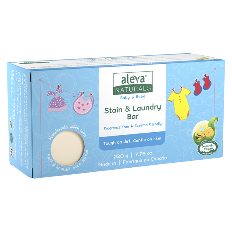 Aleva Naturals Baby Stain & Laundry Bar - 220g