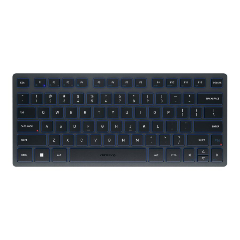 CHERRY KW 7100 Mini Wireless Keyboard - Slate Blue - JK-7100US-22