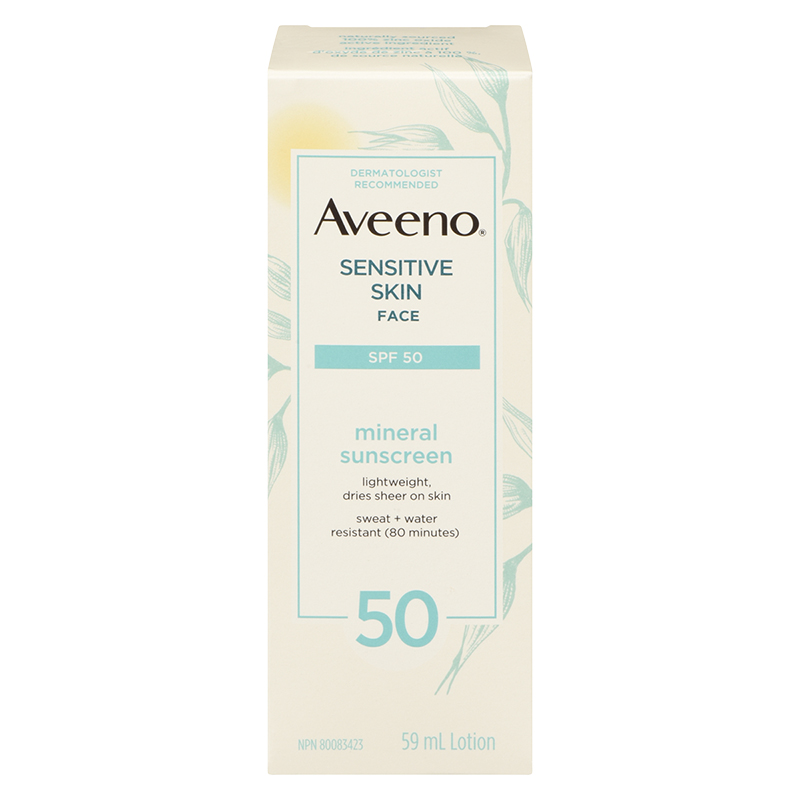 aveeno sensitive skin mineral sunscreen stick