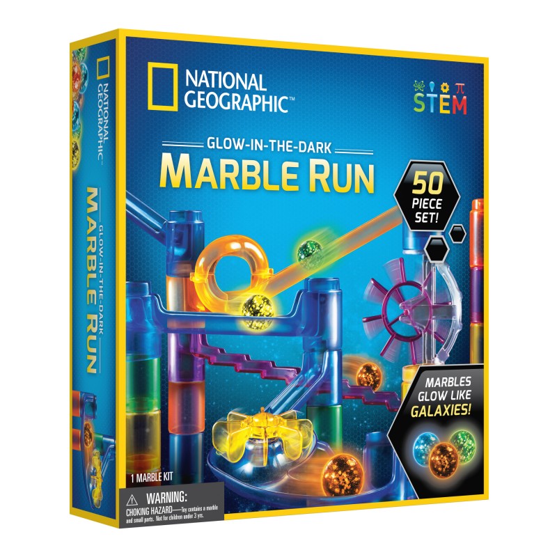 National Geographic Glow-in-the-Dark Marble Run