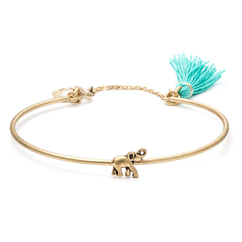 Lonna & Lilly Elephant Bangle Bracelet - Blue