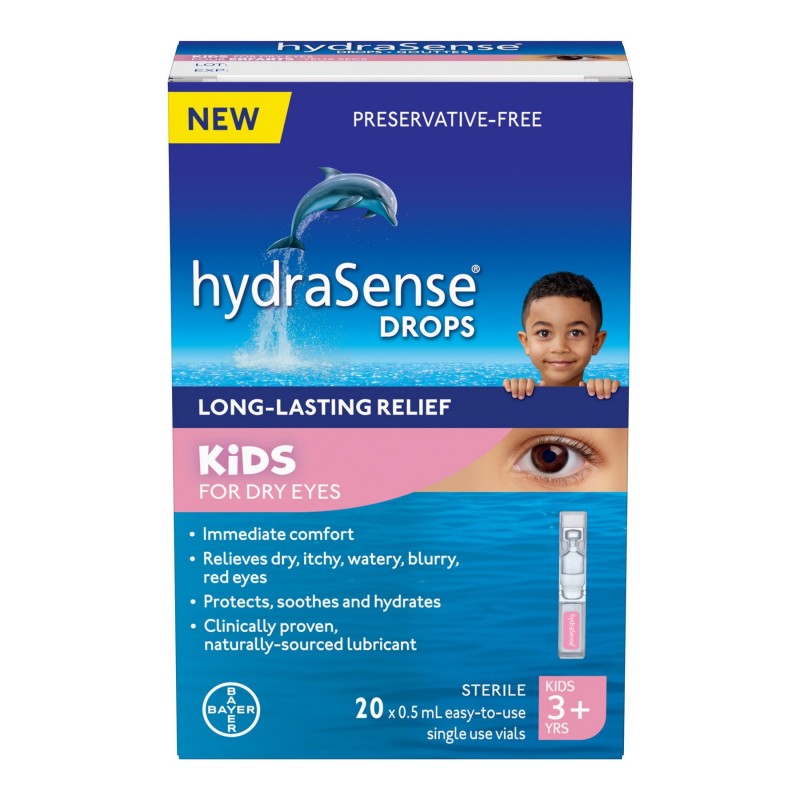 HydraSense Kids Eye Drops - 20 x 0.5ml