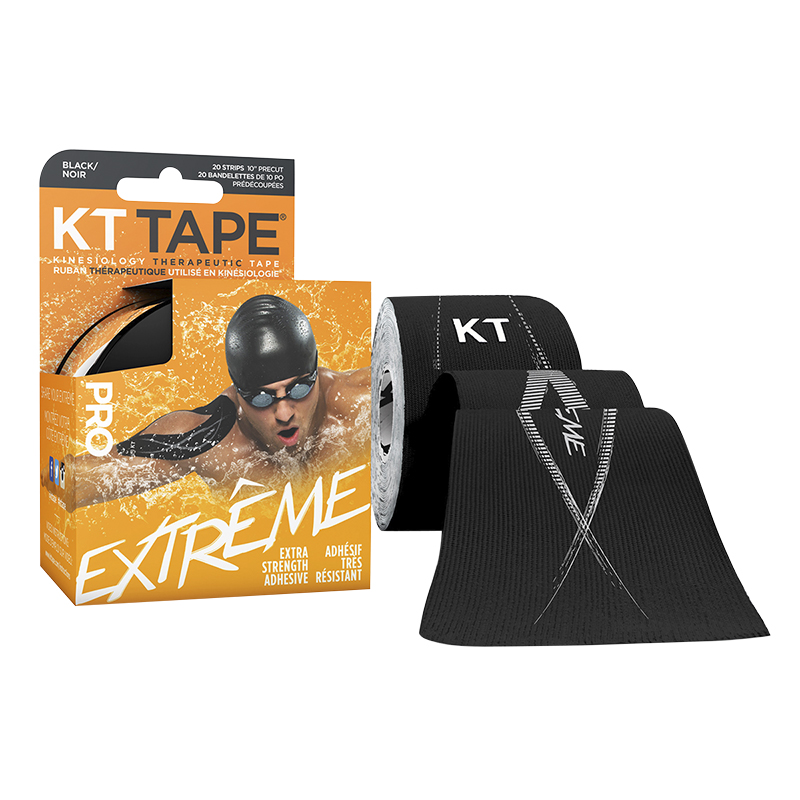 KT Tape Elastic Sports Tape ProExtreme - Black - 20s