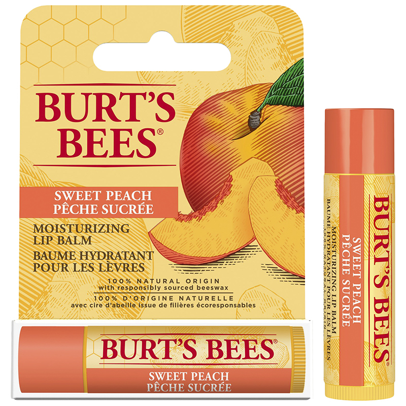 Burt's Bees Moisturizing Lip Balm - Sweet Peach - 4.25g