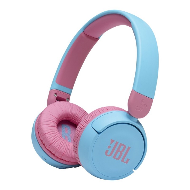 JBL Jr310BT Wireless On-Ear Headphones - Blue - JBLJR310BTBLUAM