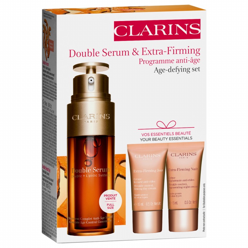 Clarins Double Serum and Extra-Firming Age-Defying Set