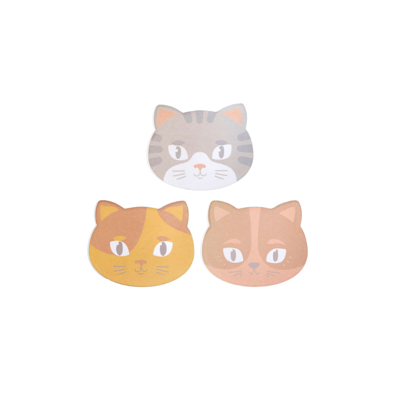 Kikkerland Kitty Cat Sticky Notes