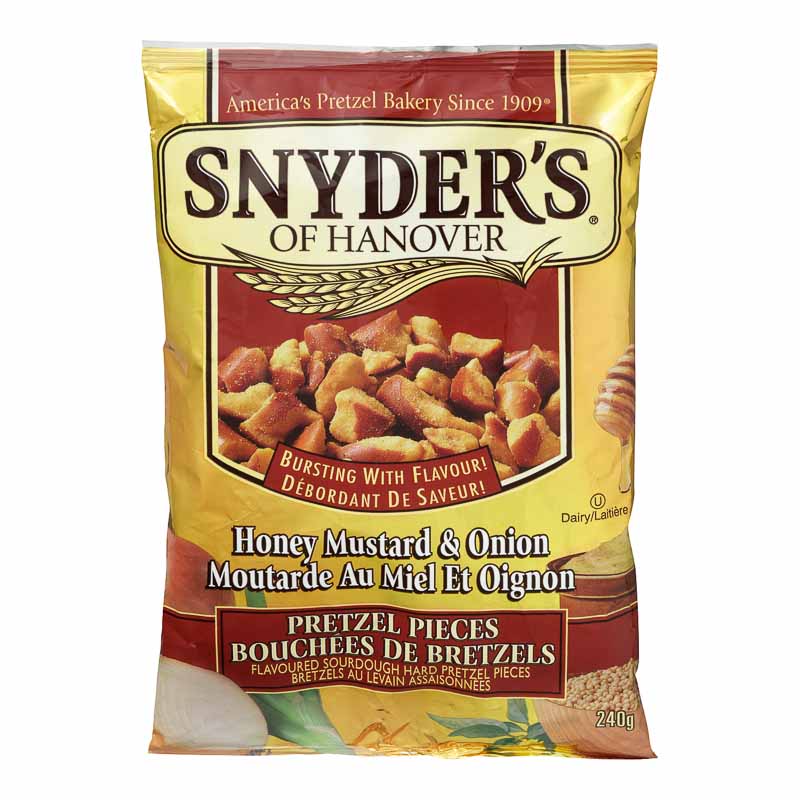 Snyder S Pretzel Hny Mustard 240g