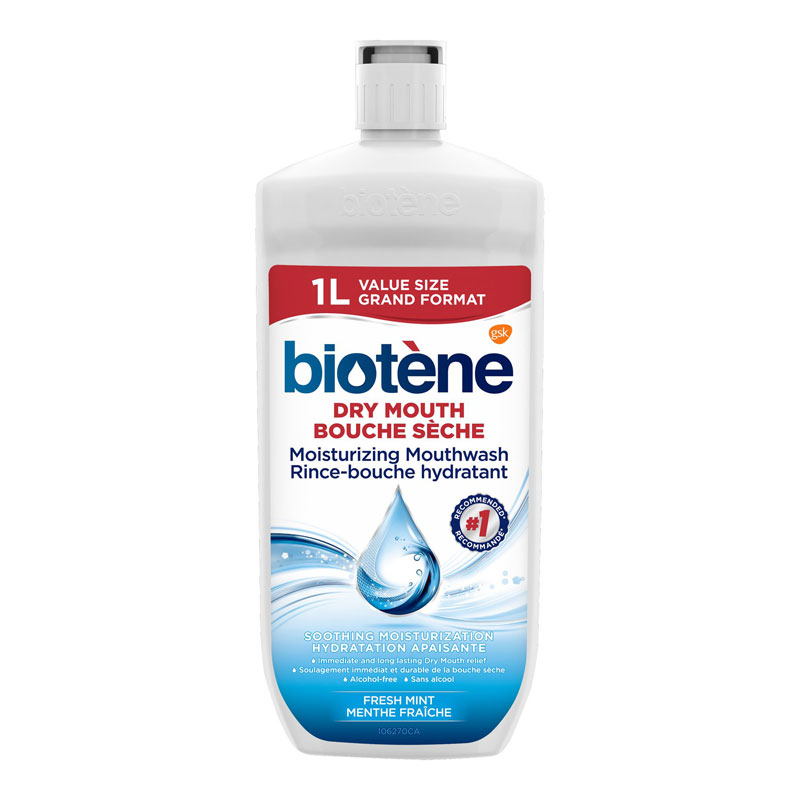 Biotene Dry Mouth Moisturizing Mouthwash - Fresh Mint - 1L