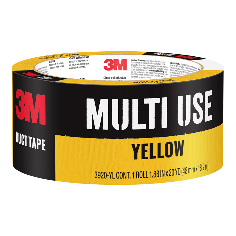 3M Multi-Use Duct Tape - Yellow - 48mm x 18.2m | London Drugs