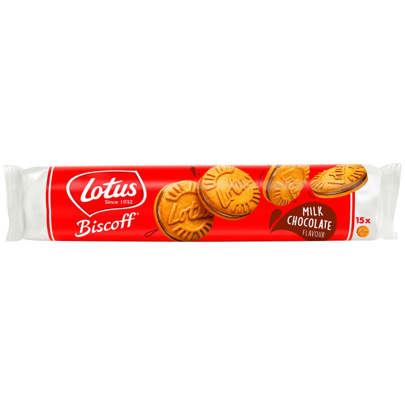 Lotus Biscoff Sandwich Cookies - Milk Chocolate - 150g