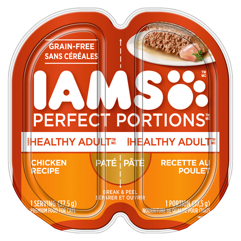 iams cat food perfect portions
