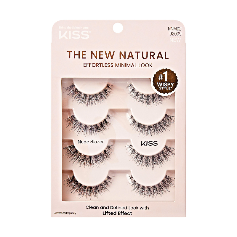 KISS The New Natural Nude Blazer False Lashes - 4 pairs