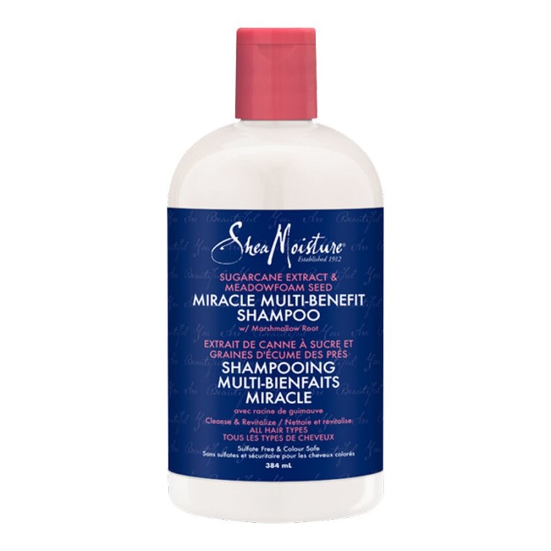 SheaMoisture Sugarcane Extract and Meadowfoam Seed Miracle Multi-Benefit Shampoo - 384ml