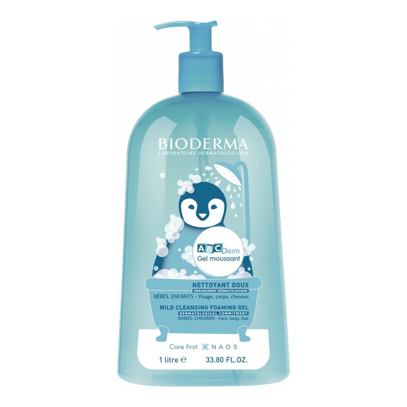 Bioderma ABCDerm Baby Body/Hair Wash - 1L