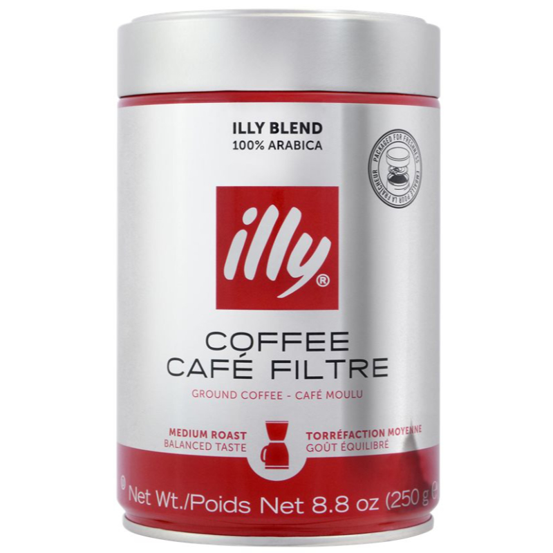 Illy Coffee - Medium Roast - Ground - 250g | London Drugs