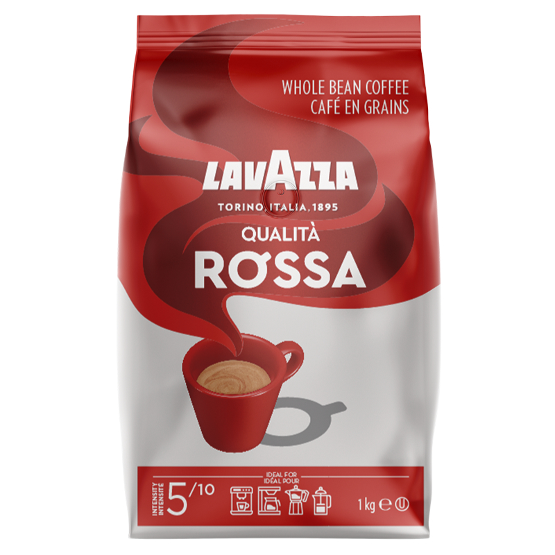 Lavazza Qualita Rossa - Whole Bean Coffee - 1kg