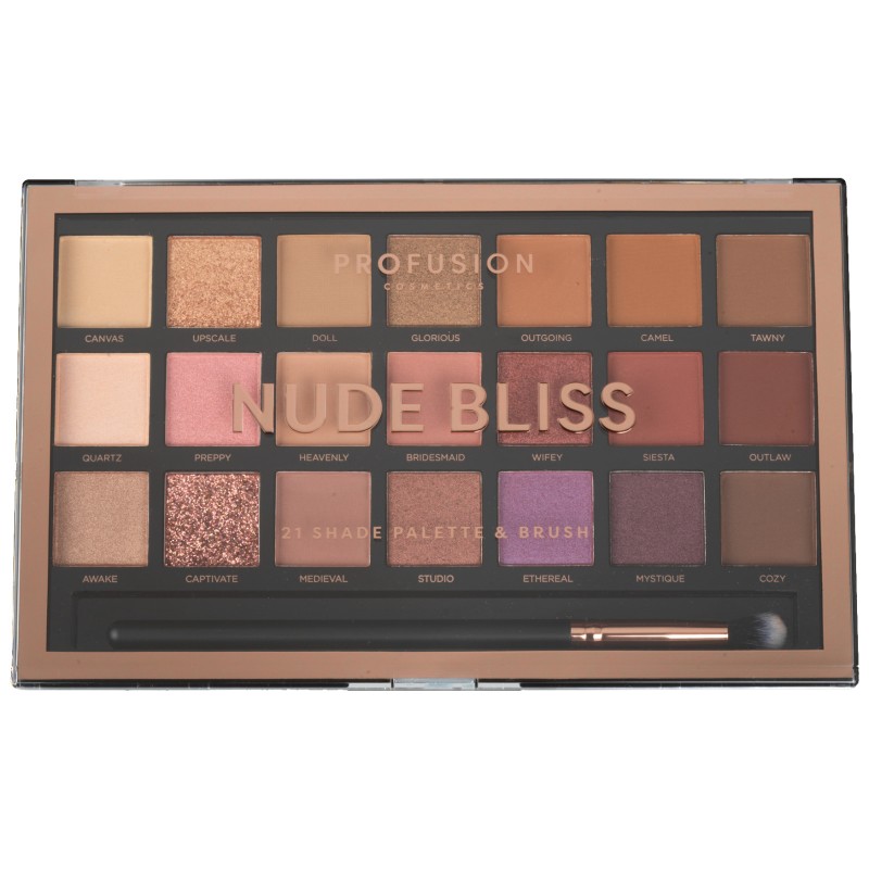 Profusion Cosmetics Nude Bliss Shade Eyeshadow Palette For Sale My