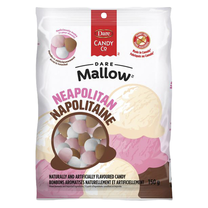 Dare Real Mallow Marshmallows Candy - Neapolitan - 150g