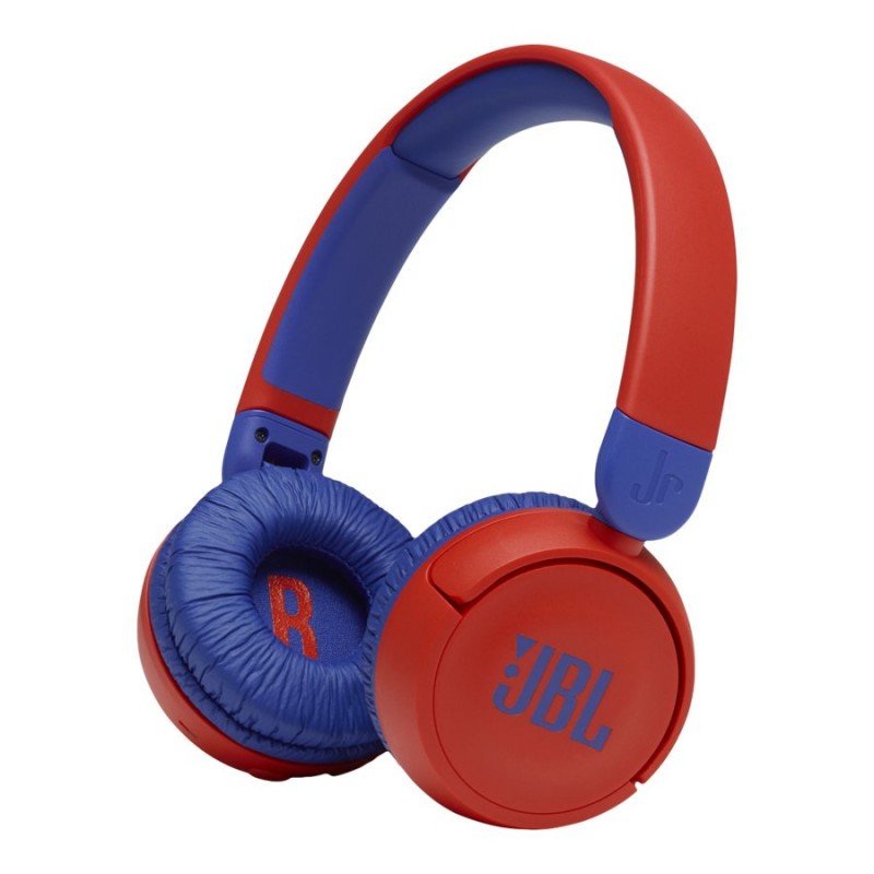 JBL Jr310BT Wireless On-Ear Headphones - Red - JBLJR310BTREDAM