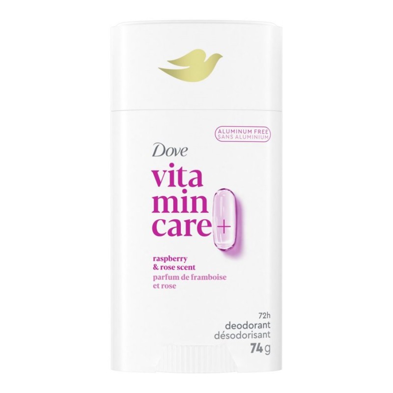 Dove Vitamin Care + Deodorant - Raspberry & Rose - 74g