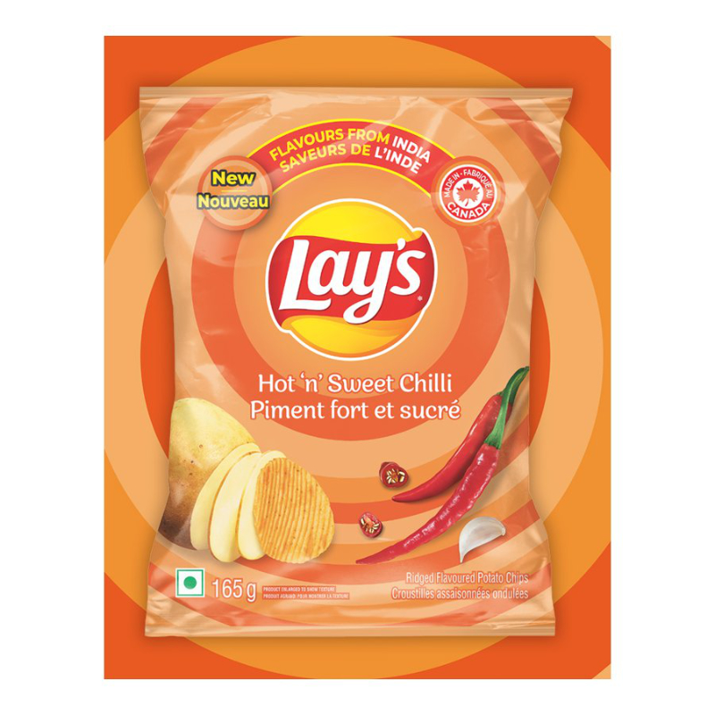 Lay's Potato Chips - Hot 'n' Sweet Chilli - 165g