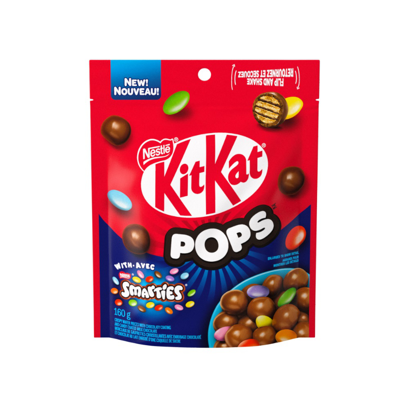 Nestle KitKat Pops Smarties Candy Coated Milk Chocolate - 160g