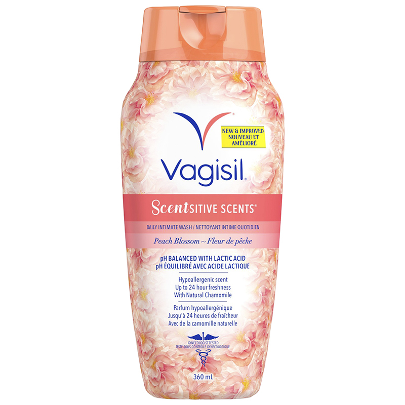 Vagisil Scentsitive Scents Intimate Wash - Peach Blossom - 360ml