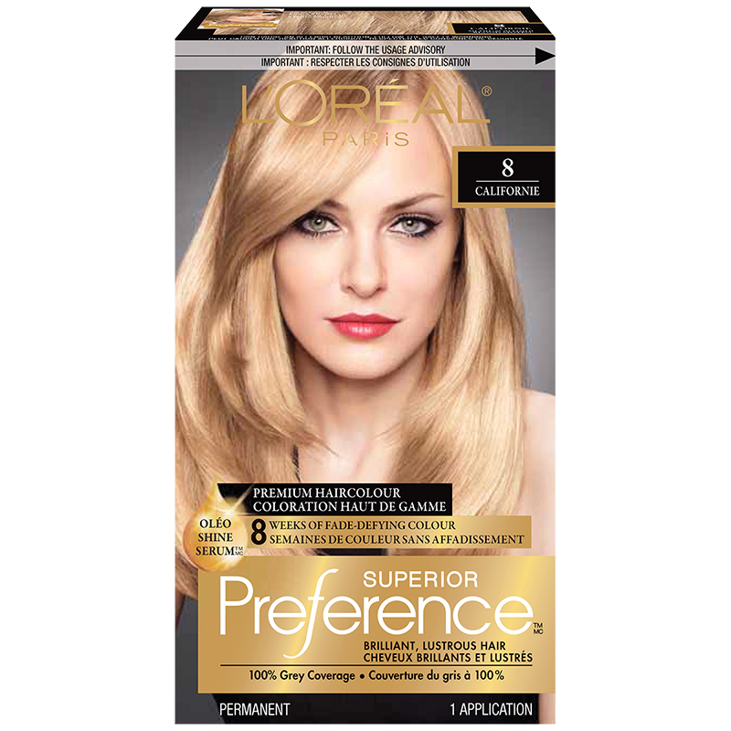 L'OREAL PREFERENCE MD BLONDE #8