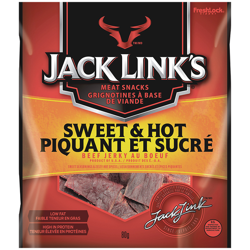 Jack Links Beef Jerky - Sweet & Hot - 80g | London Drugs