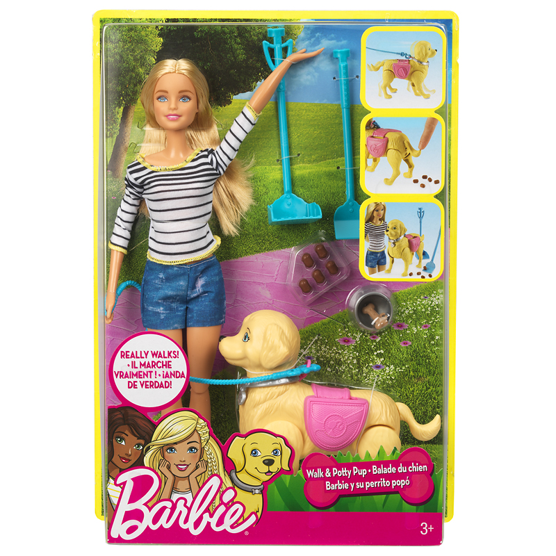 barbie and the puppy