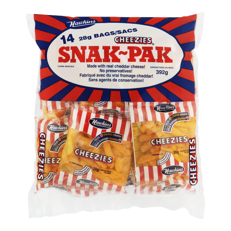 Hawkins Cheezies Snak-Pak - 14x28g