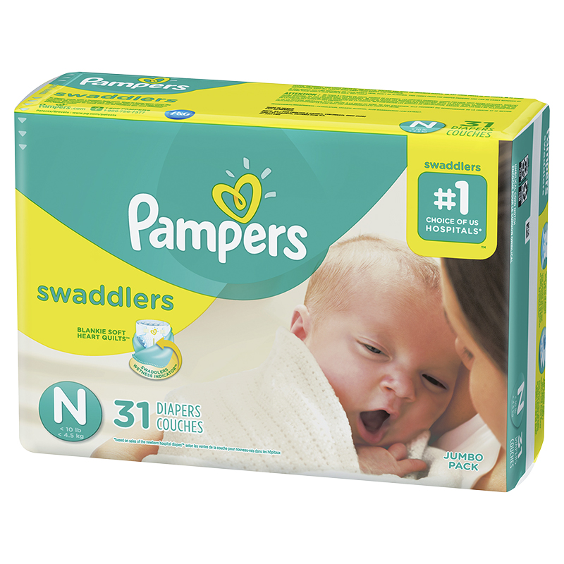 nb pampers swaddlers