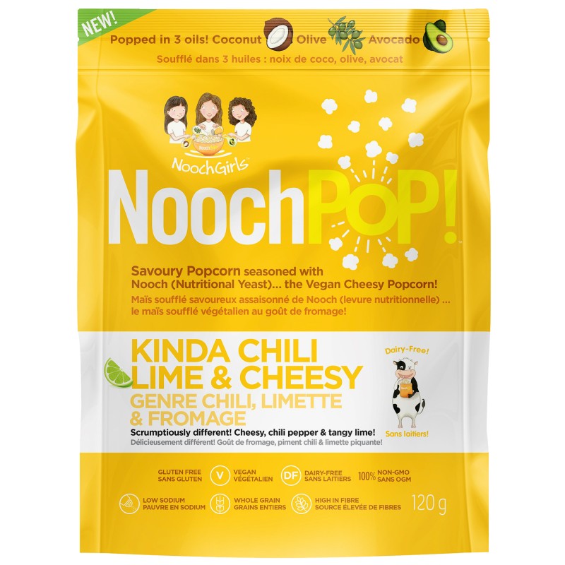 Nooch Pop Kinda Chili Lime & Cheesy - 120g