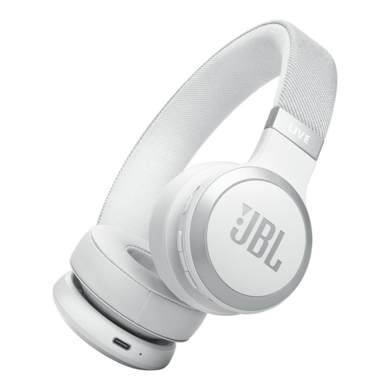 JBL LIVE 670NC Wireless Headphones - White - JBLLIVE670NCWHTAM