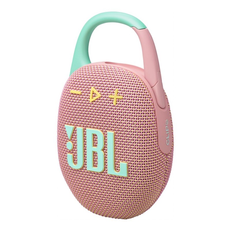 JBL Clip 5 Portable Bluetooth Speaker - Pink - JBLCLIP5PINKAM