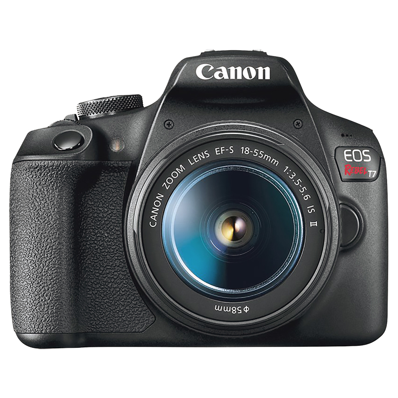 Canon Rebel T7 with 18-55mm IS II Lens