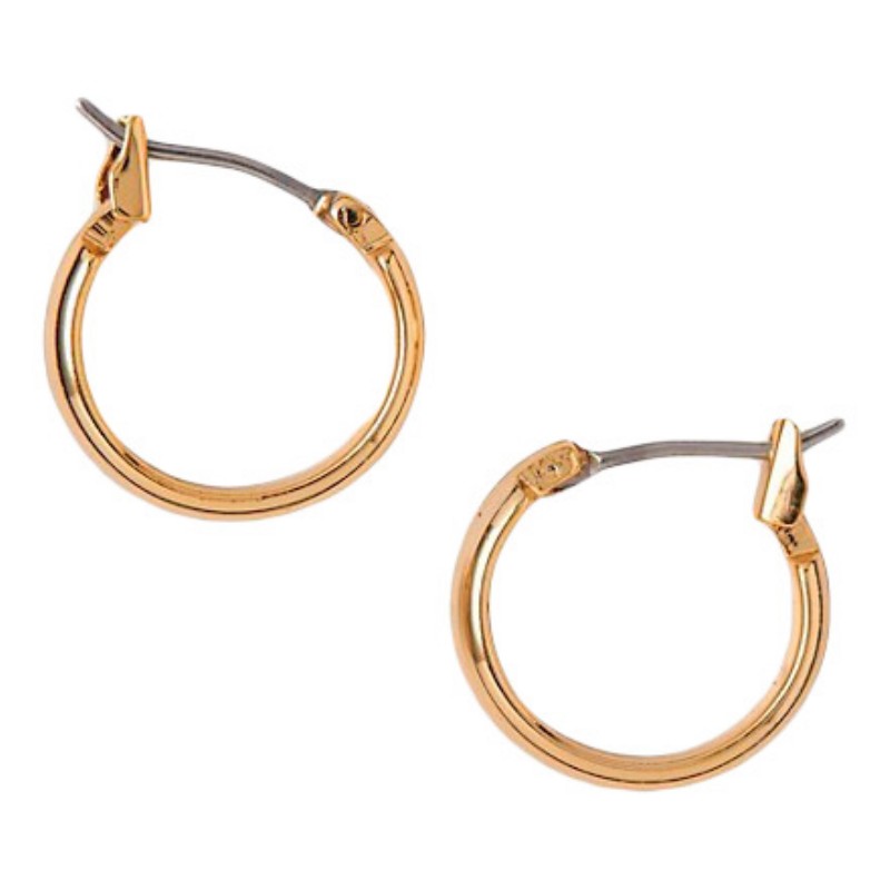 Anne Klein Small Hoop Earrings - Gold