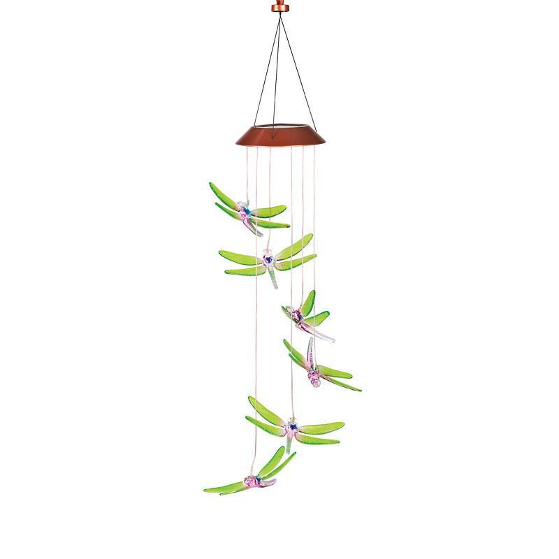 COLLECTION SOLAR WIND CHIME DRAGONFLY