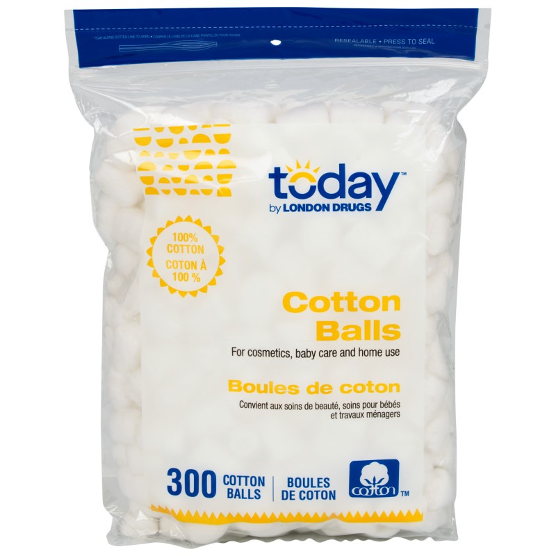 Today by London Drugs Regular Cotton Balls 300s