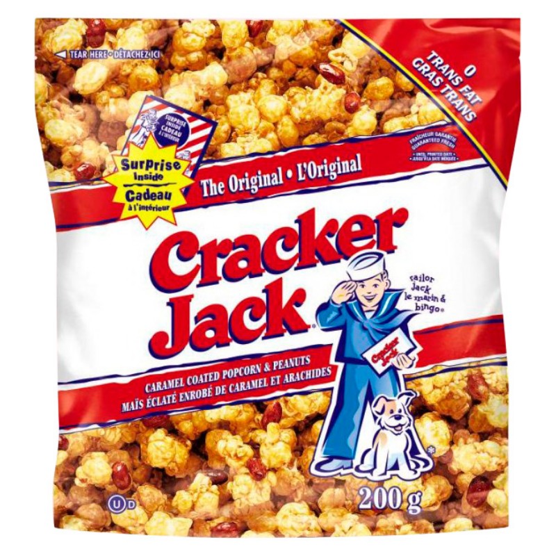 Cracker Jack Caramel Coated Popcorn and Peanuts - 200g