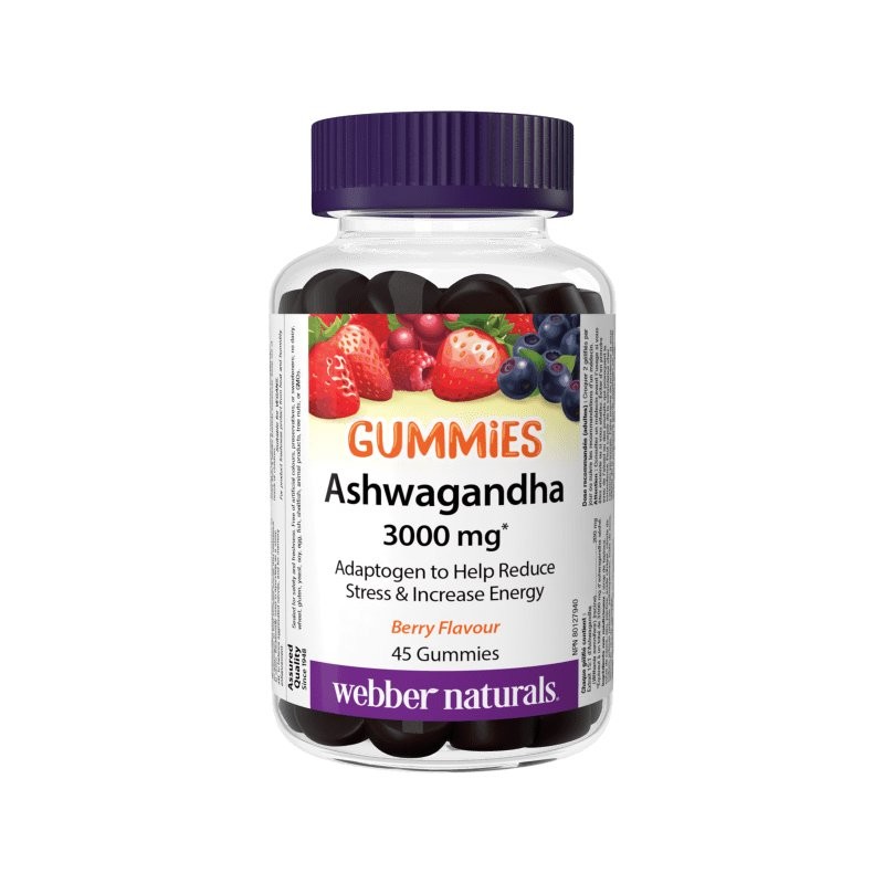 Webber Naturals Ashwagandha Gummies - 45's