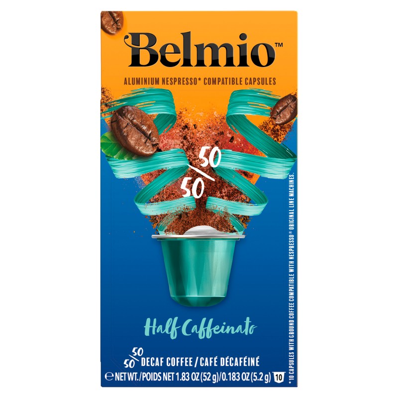 Belmio Half Caffeinato Coffee Capsules - 10s